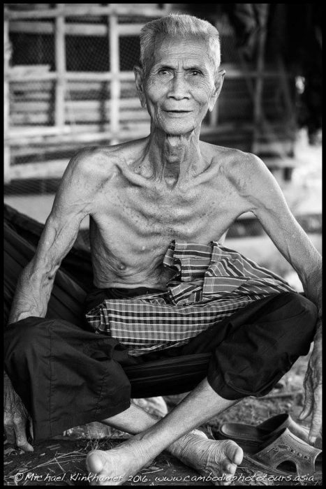 Old Khmer man in Cambodia 